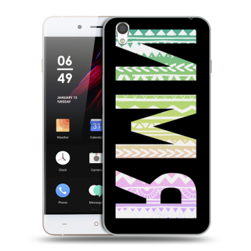Пластиковый чехол на OnePlus X с принтом ИМЯ