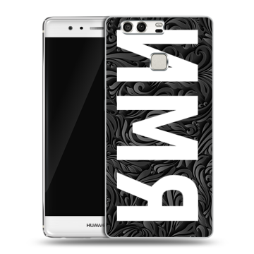 Силиконовый чехол на Huawei P9 с принтом ИМЯ