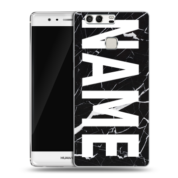 Силиконовый чехол на Huawei P9 с принтом NAME