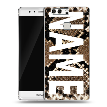 Силиконовый чехол на Huawei P9 с принтом NAME