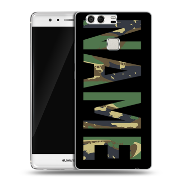 Силиконовый чехол на Huawei P9 с принтом NAME