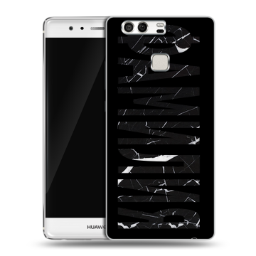 Силиконовый чехол на Huawei P9 с принтом ФАМИЛИЯ