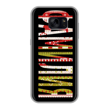 Силиконовый чехол на Samsung Galaxy S7 Edge с принтом ФАМИЛИЯ
