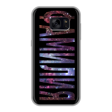 Силиконовый чехол на Samsung Galaxy S7 Edge с принтом ФАМИЛИЯ