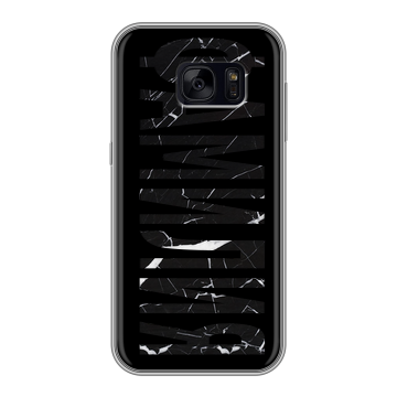 Силиконовый чехол на Samsung Galaxy S7 Edge с принтом ФАМИЛИЯ