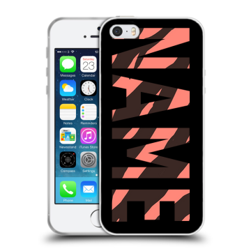 Пластиковый чехол на Iphone SE с принтом NAME