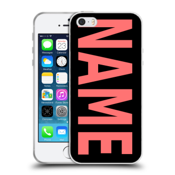 Пластиковый чехол на Iphone SE с принтом NAME