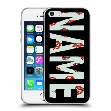 Пластиковый чехол на Iphone SE с принтом NAME