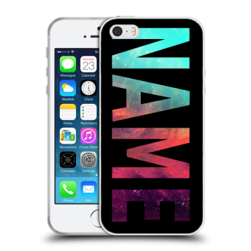 Пластиковый чехол на Iphone SE с принтом NAME