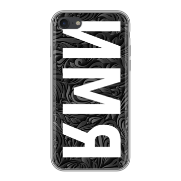 Силиконовый чехол на Iphone 7 с принтом ИМЯ