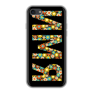 Силиконовый чехол на Iphone 7 с принтом ИМЯ