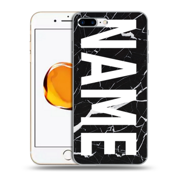 Силиконовый чехол на Iphone 7 Plus с принтом NAME
