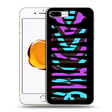 Силиконовый чехол на Iphone 7 Plus с принтом ФАМИЛИЯ