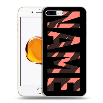 Силиконовый чехол на Iphone 7 Plus с принтом NAME