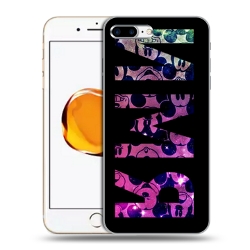 Силиконовый чехол на Iphone 7 Plus с принтом ИМЯ