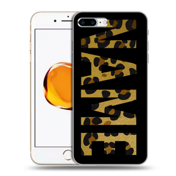 Силиконовый чехол на Iphone 7 Plus с принтом NAME
