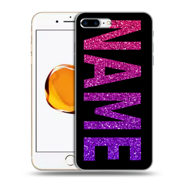 Силиконовый чехол на Iphone 7 Plus с принтом NAME
