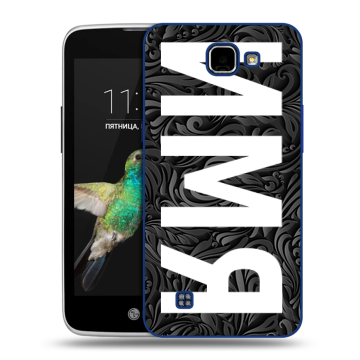 Пластиковый чехол на LG K4 с принтом ИМЯ