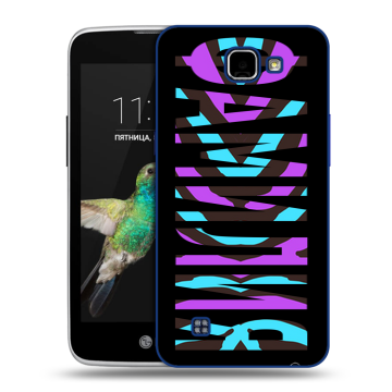 Пластиковый чехол на LG K4 с принтом ФАМИЛИЯ