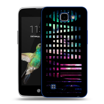 Пластиковый чехол на LG K4 с принтом ФАМИЛИЯ