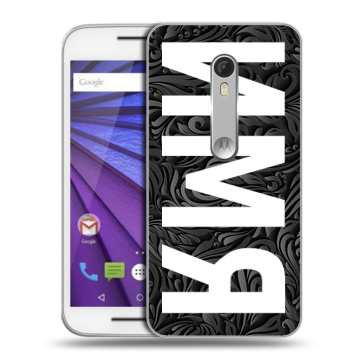 Пластиковый чехол на Lenovo Moto G с принтом ИМЯ