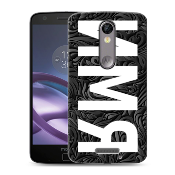 Пластиковый чехол на Lenovo Moto X Force с принтом ИМЯ