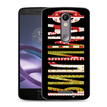Пластиковый чехол на Lenovo Moto X Force с принтом ФАМИЛИЯ
