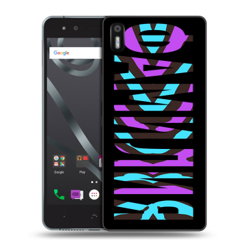 Силиконовый чехол на BQ Aquaris X5 с принтом ФАМИЛИЯ