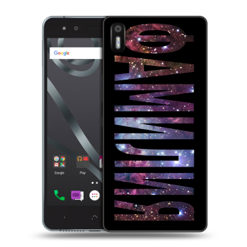 Силиконовый чехол на BQ Aquaris X5 с принтом ФАМИЛИЯ