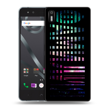 Силиконовый чехол на BQ Aquaris X5 с принтом ФАМИЛИЯ