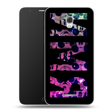 Пластиковый чехол на Alcatel Pop 4 Plus с принтом ИМЯ