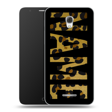 Пластиковый чехол на Alcatel Pop 4 Plus с принтом NAME