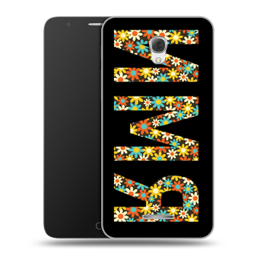 Пластиковый чехол на Alcatel Pop 4 Plus с принтом ИМЯ