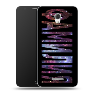 Пластиковый чехол на Alcatel Pop 4 Plus с принтом ФАМИЛИЯ