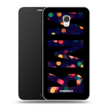 Пластиковый чехол на Alcatel Pop 4 Plus с принтом ИМЯ
