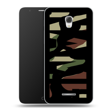 Пластиковый чехол на Alcatel Pop 4 Plus с принтом NAME