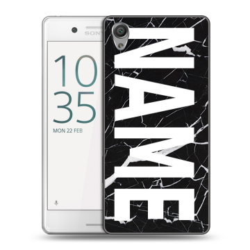 Пластиковый чехол на Sony Xperia X Performance с принтом NAME