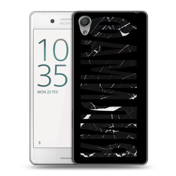 Пластиковый чехол на Sony Xperia X Performance с принтом ФАМИЛИЯ