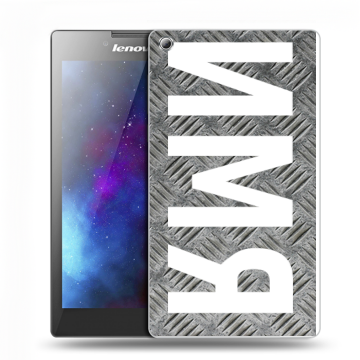 Силиконовый чехол на Lenovo Tab 3 7 с принтом ИМЯ