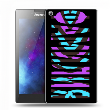 Силиконовый чехол на Lenovo Tab 3 7 с принтом ФАМИЛИЯ