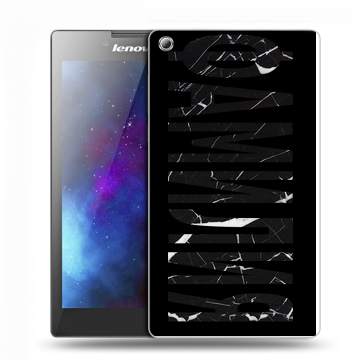 Силиконовый чехол на Lenovo Tab 3 7 с принтом ФАМИЛИЯ