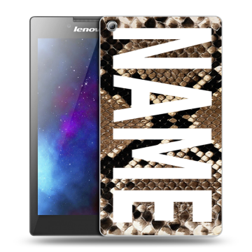 Силиконовый чехол на Lenovo Tab 3 8 с принтом NAME