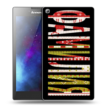 Силиконовый чехол на Lenovo Tab 3 8 с принтом ФАМИЛИЯ