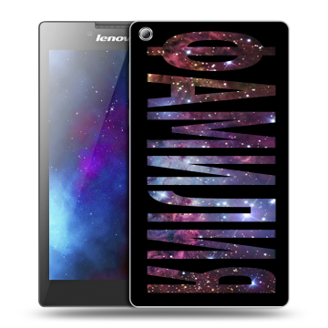 Силиконовый чехол на Lenovo Tab 3 8 с принтом ФАМИЛИЯ