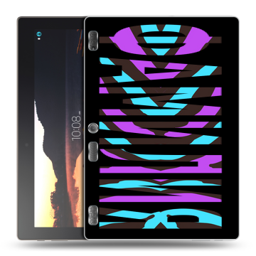 Силиконовый чехол на Lenovo Tab 3 10 с принтом ФАМИЛИЯ