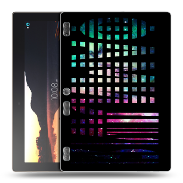 Силиконовый чехол на Lenovo Tab 3 10 с принтом ФАМИЛИЯ