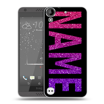 Пластиковый чехол на HTC Desire 530 с принтом NAME
