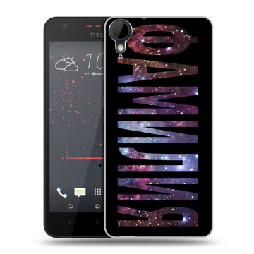 Пластиковый чехол на HTC Desire 825 с принтом ФАМИЛИЯ