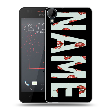 Пластиковый чехол на HTC Desire 825 с принтом NAME