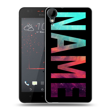 Пластиковый чехол на HTC Desire 825 с принтом NAME